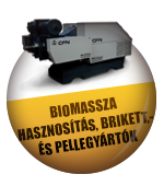Brikettáló gép, pelletáló, aprítógép