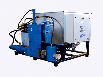 GROSS hidraulikus brikett gyártó gép